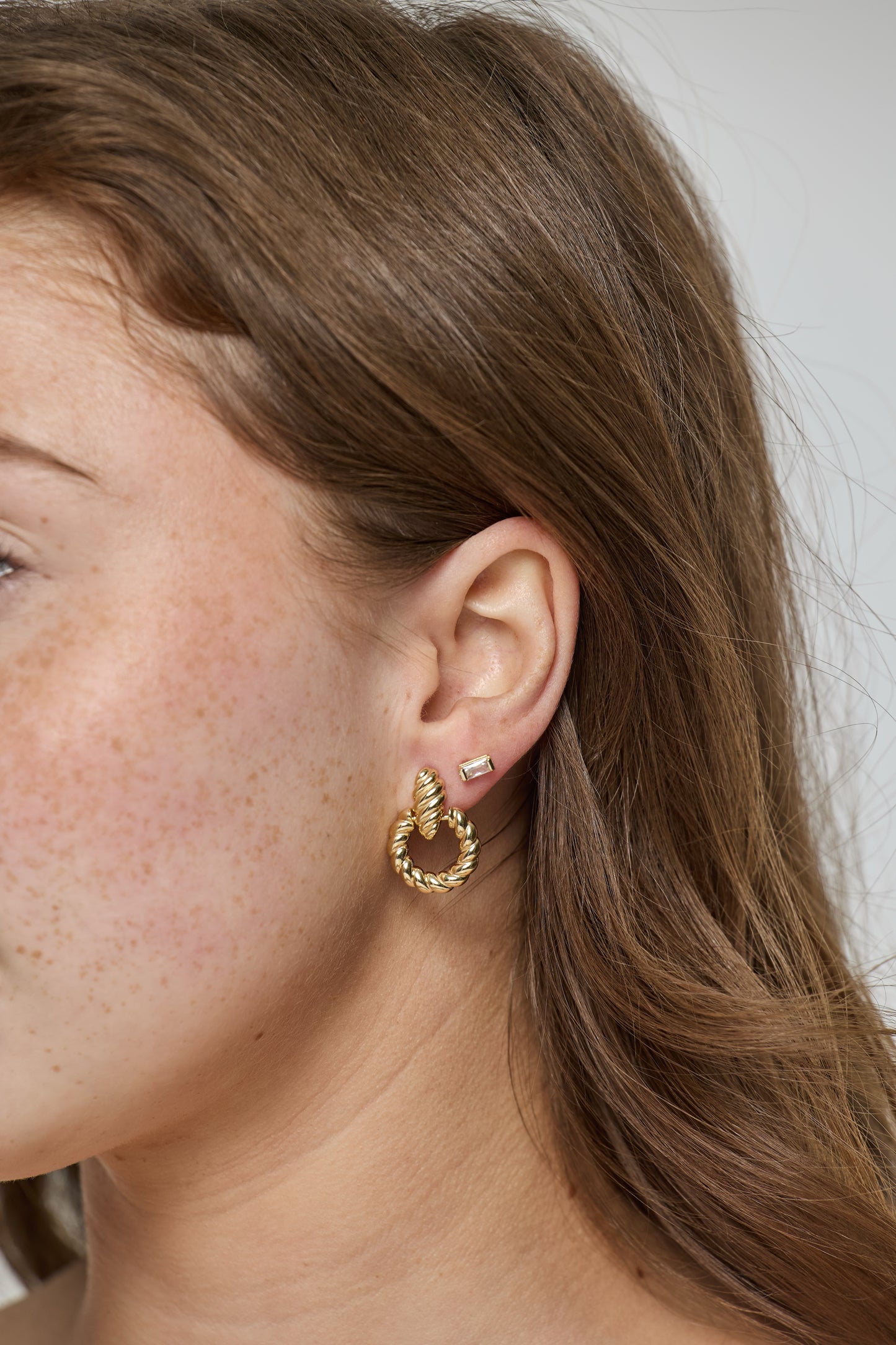 Rosie Baguette Studs