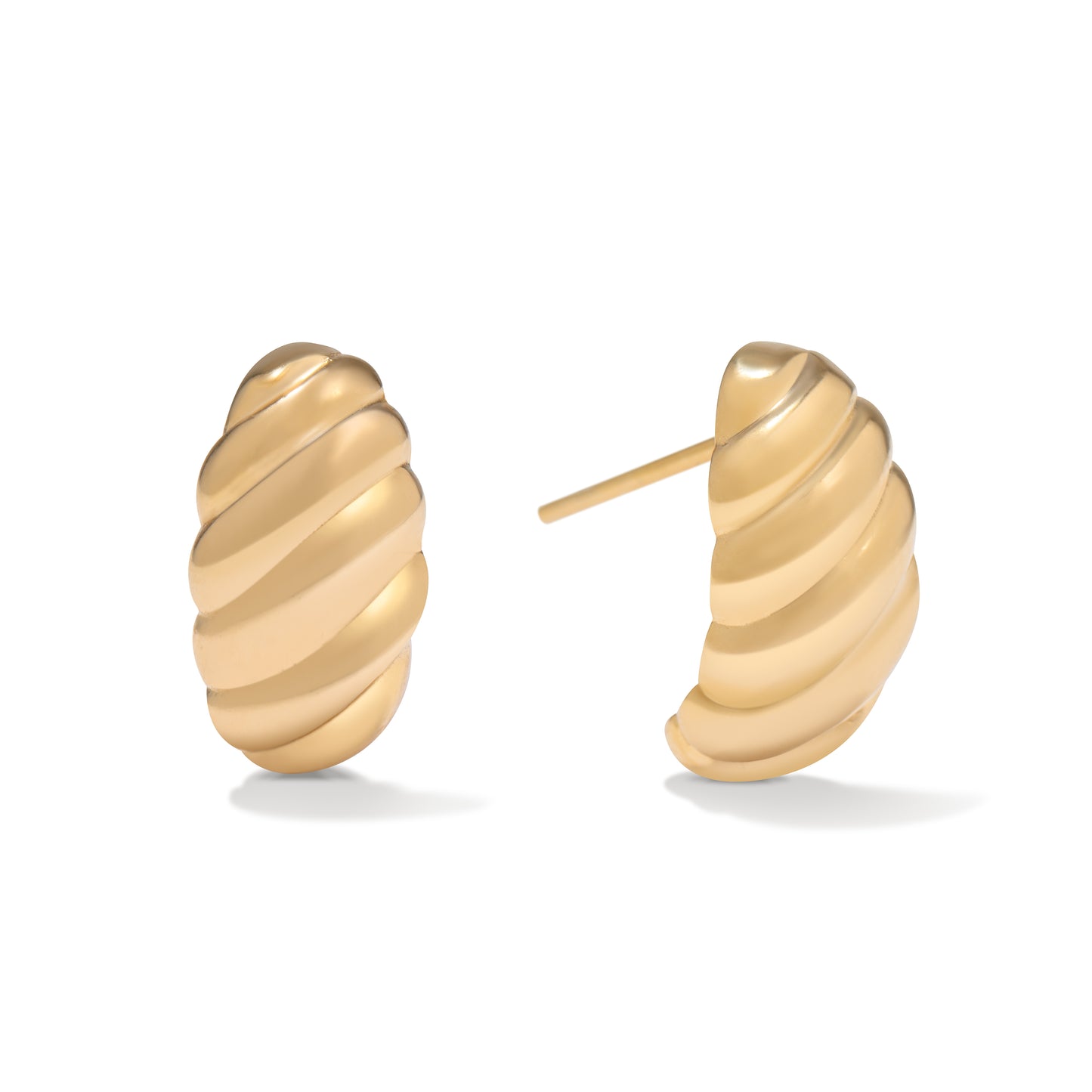 Carly Croissant Curve Stud