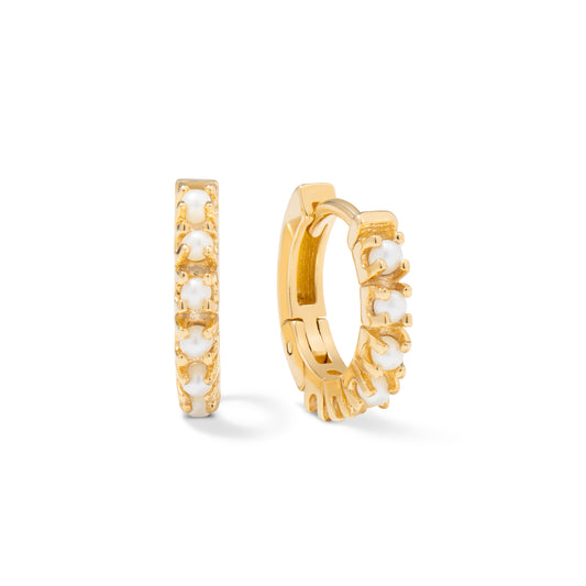 Brittany Pearl Hoops