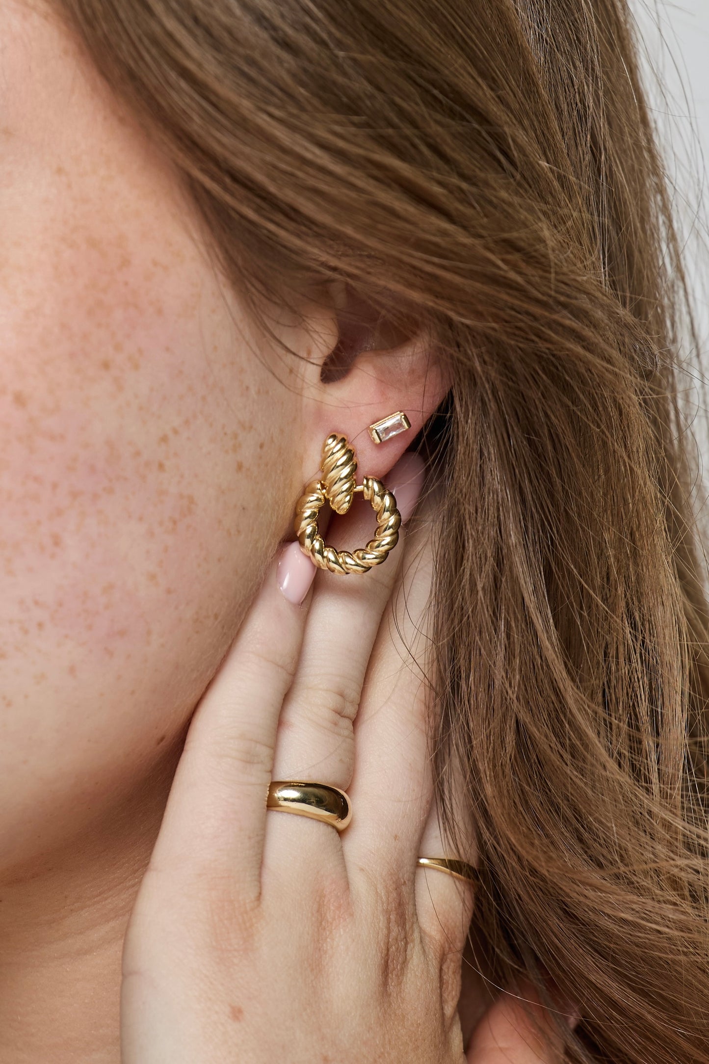 Emma Croissant Drop Earrings