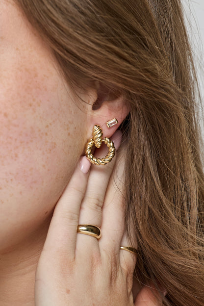 Emma Croissant Drop Earrings