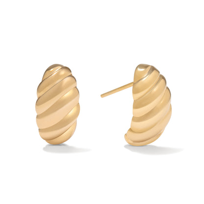 Carly Croissant Curve Stud