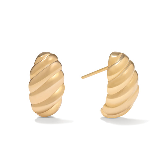 Carly Croissant Curve Stud