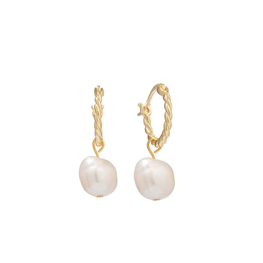 Melanie Convertible Pearl Hoops