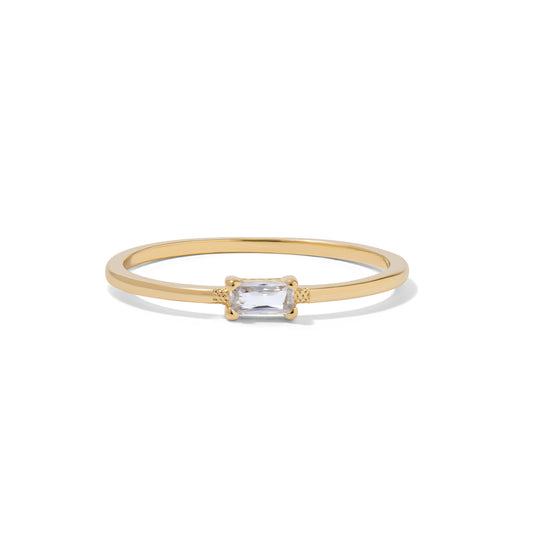 Becca Baguette Ring
